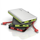 Carregador Portátil Kaidi Slim 10000mAh: 3 Saídas Integradas KD-956