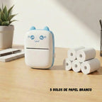 Mini Impressora + Kit de Papel
