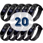 Kit 5 a 30 Relógios LED Atacado: À Prova D'água - Lucro Garantido