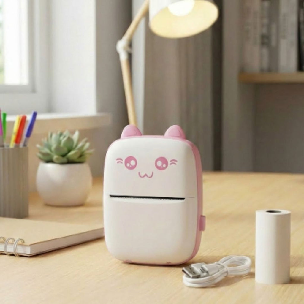 Mini Impressora + Kit de Papel