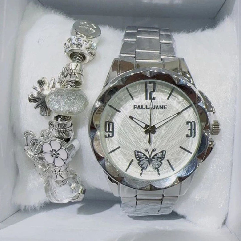 Relógio Feminino Digital Metal: À Prova D'água Luxo