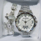 Relógio Feminino Digital Metal: À Prova D'água Luxo