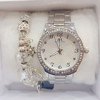 Relógio Feminino Digital Metal: À Prova D'água Luxo