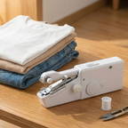Mini Máquina de Costura Pocket: Consertos Perfeitos Sem Precisar de Tomada