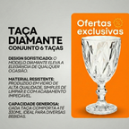 Jogo de Taças Diamante Premium 330ML