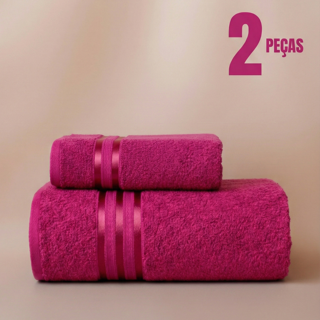 Jogo de Toalhas Classic 100% Algodão