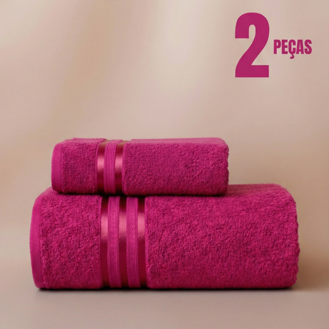 Jogo de Toalhas Classic 100% Algodão