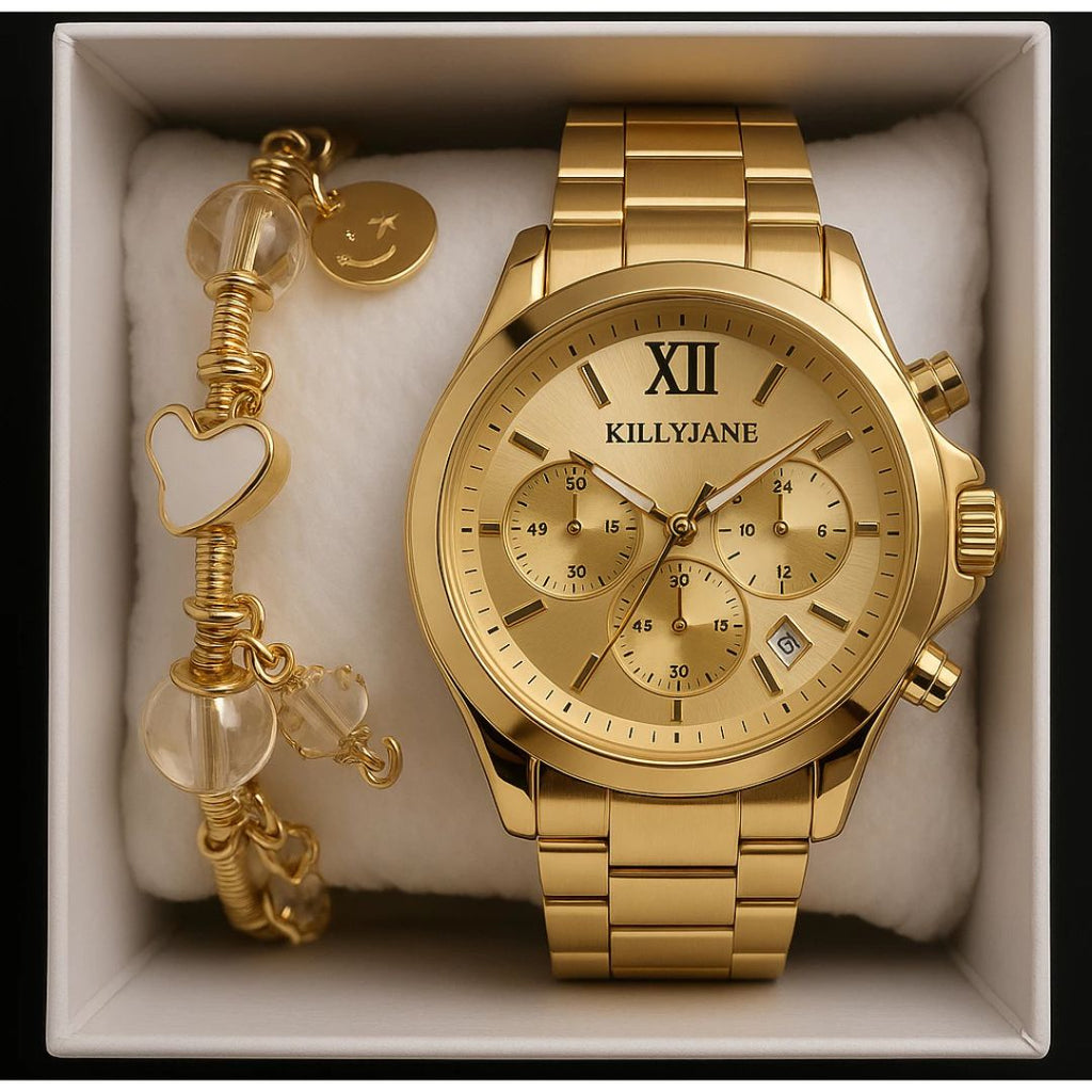 Relógio Feminino Digital Metal: À Prova D'água Luxo