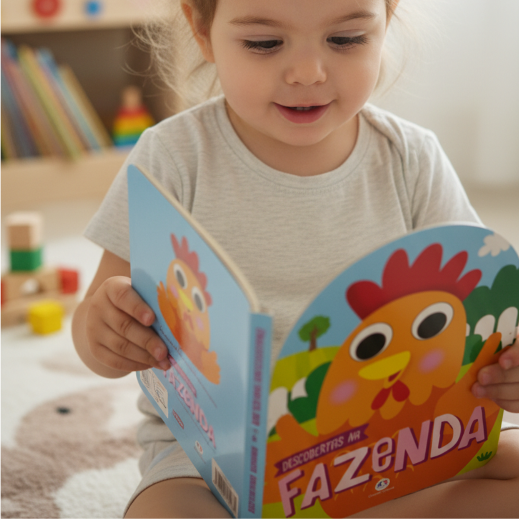 Kit 3 Livros Infantis Olhinhos Curiosos — Interativo E Divertido