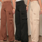 Calça Pantalona Cargo Premium