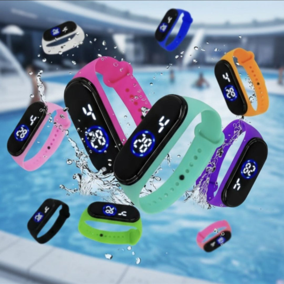 Kit 5 a 30 Relógios LED Atacado: À Prova D'água - Lucro Garantido