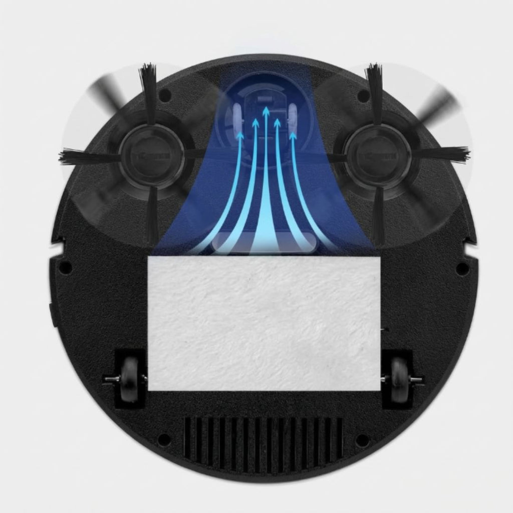 Robô Aspirador de Pó Inteligente 3 em 1: Varre, Aspira e Passa Pano
