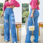 Calça Wide Leg Jeans Premium