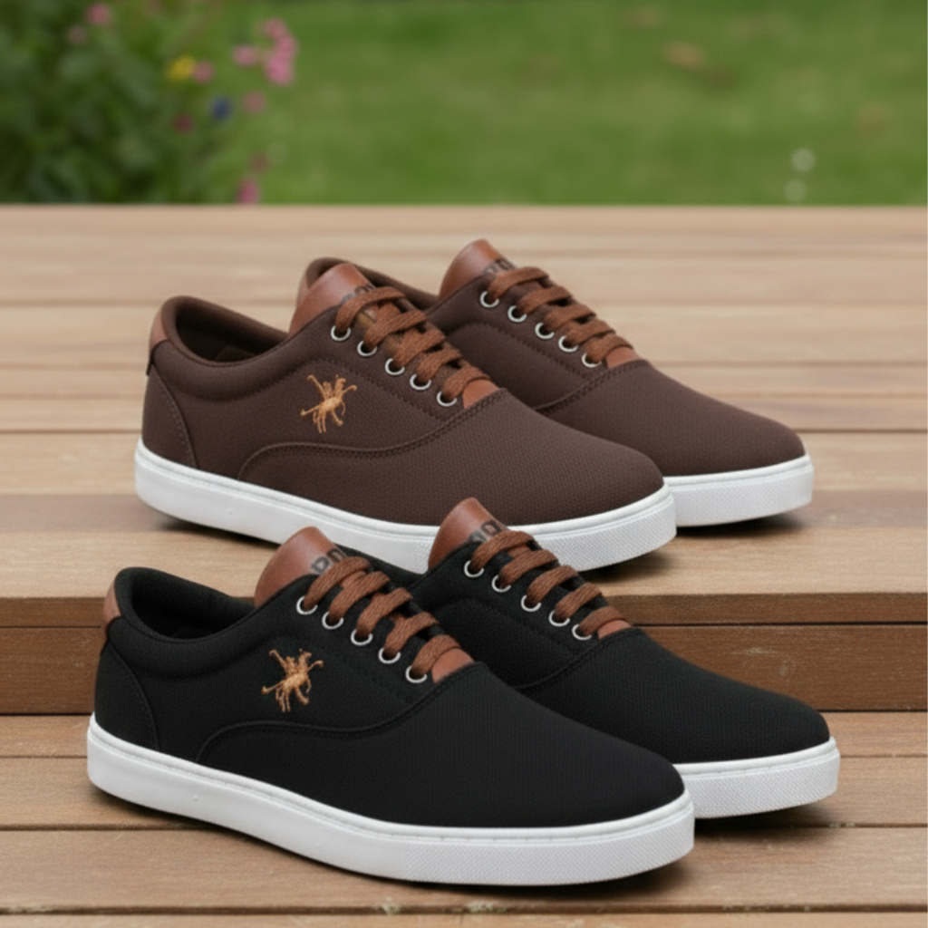 Kit 2 Tênis Polo Fran Miami: Leve, Casual e Confortável