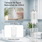 Kit Odonto-Sônico 360: Irrigador Bucal + Escova Elétrica Recarregável