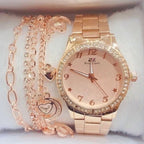 Relógio Feminino Digital Metal: À Prova D'água Luxo