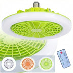 Ventilador de Teto com Luz LED 30W: Compacto, Silencioso e Potente