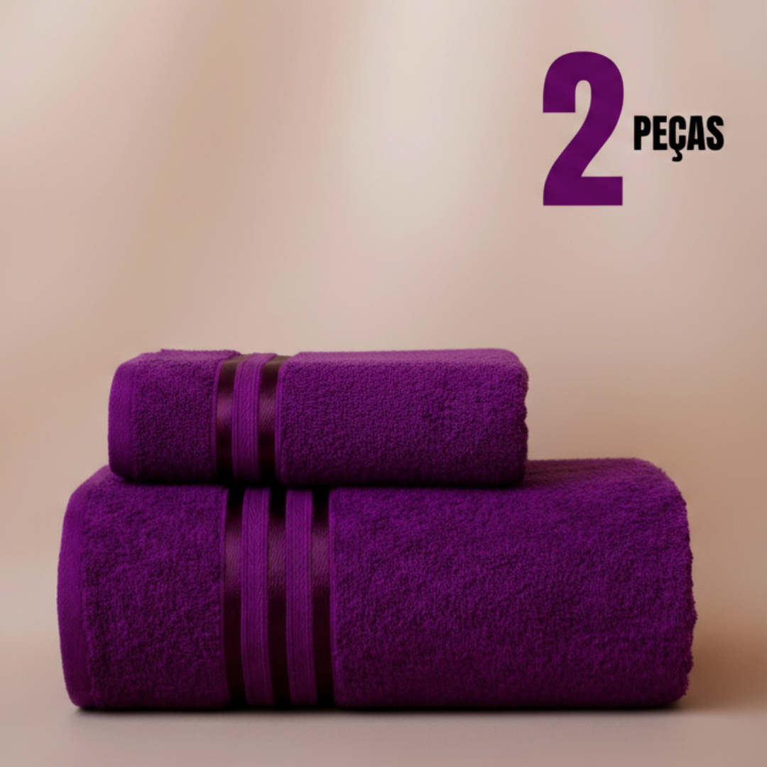 Jogo de Toalhas Classic 100% Algodão