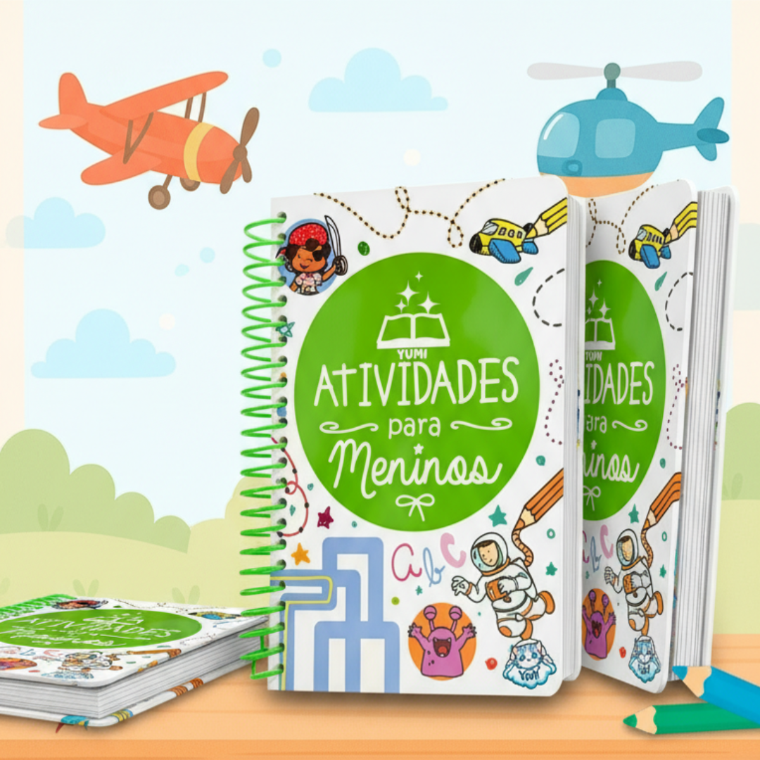 Livro 365 Atividades Meninos: Aprenda Brincando