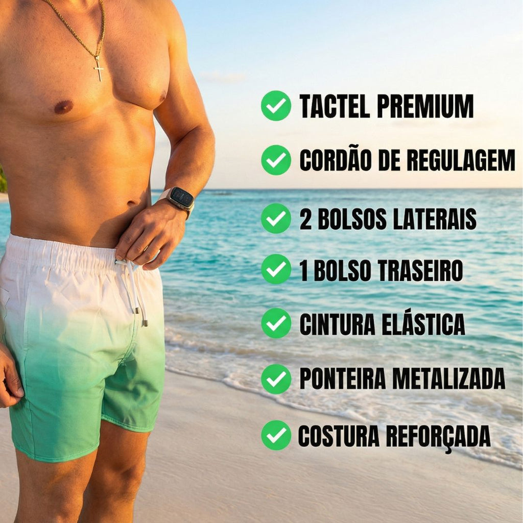 Bermuda Casual Premium: Tecido Leve e Confortável para Lazer e Fitness