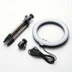 Ring Light Mesa Pequena 16cm: Ideal para TikTok, Reels e Maquiagem
