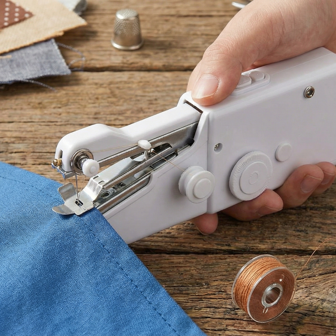 Mini Máquina de Costura Pocket: Consertos Perfeitos Sem Precisar de Tomada