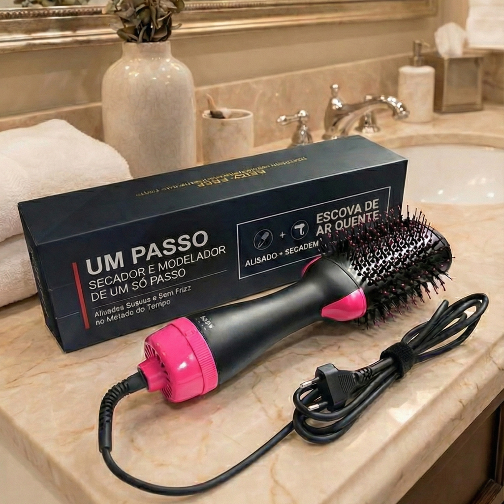 Escova Secadora 3 em 1 Profissional