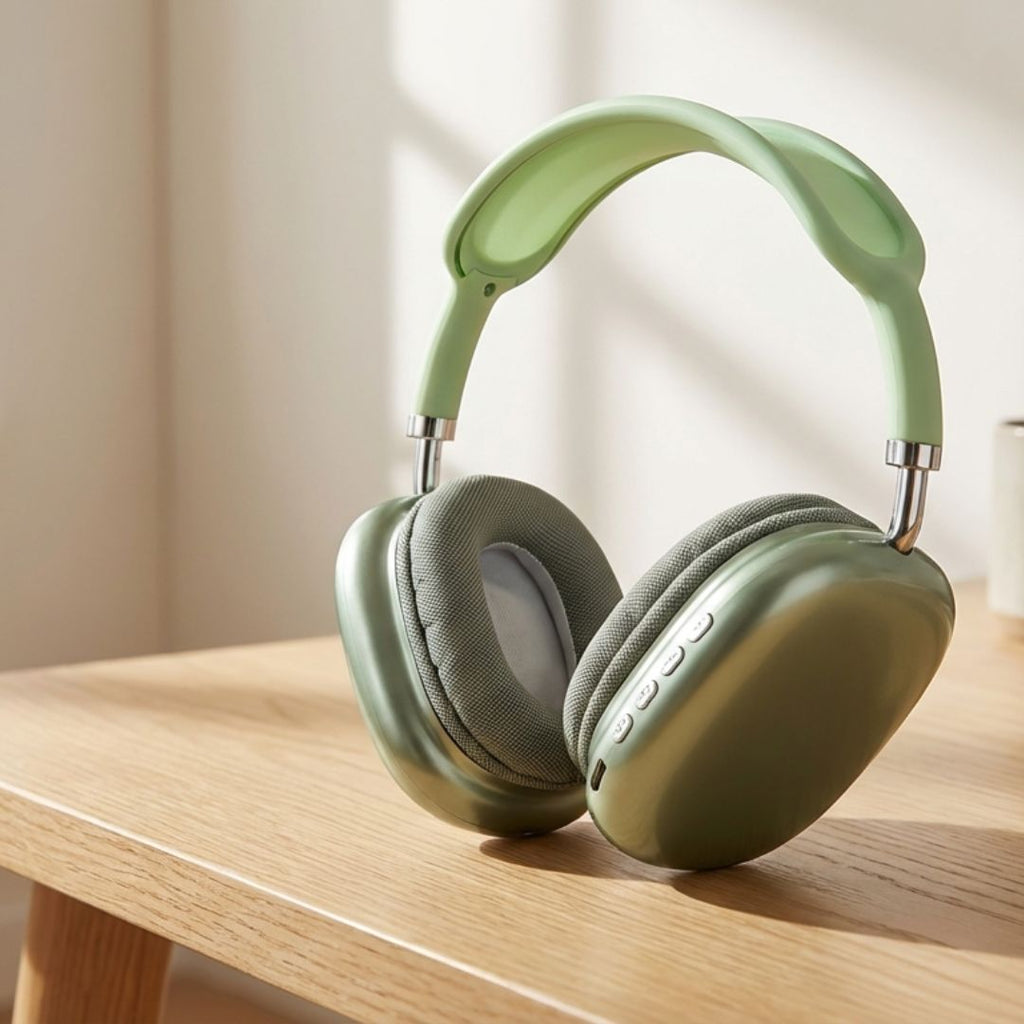 Fone De Ouvido Bluetooth P9 Air Max: Som Hi-Fi e Design Premium