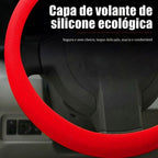 Capa De Volante Colorida Silicone Premium: Lavável e Resistente