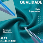 Kit Agulhas de Crochê Soft: 8 Unidades Tamanhos Grandes para Barbante