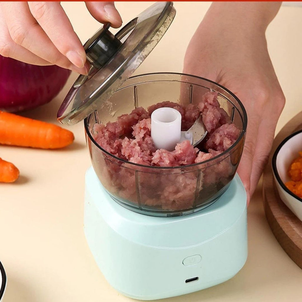 Processador Elétrico de Alho e Temperos 350ml: Sem Cheiro nas Mãos