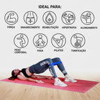 Kit 5 Mini Band Elástico Treino + Elástico Extensor Tensão: Academia em Casa