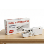 Mini Máquina de Costura Pocket: Consertos Perfeitos Sem Precisar de Tomada