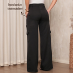 Calça Pantalona Cargo Premium