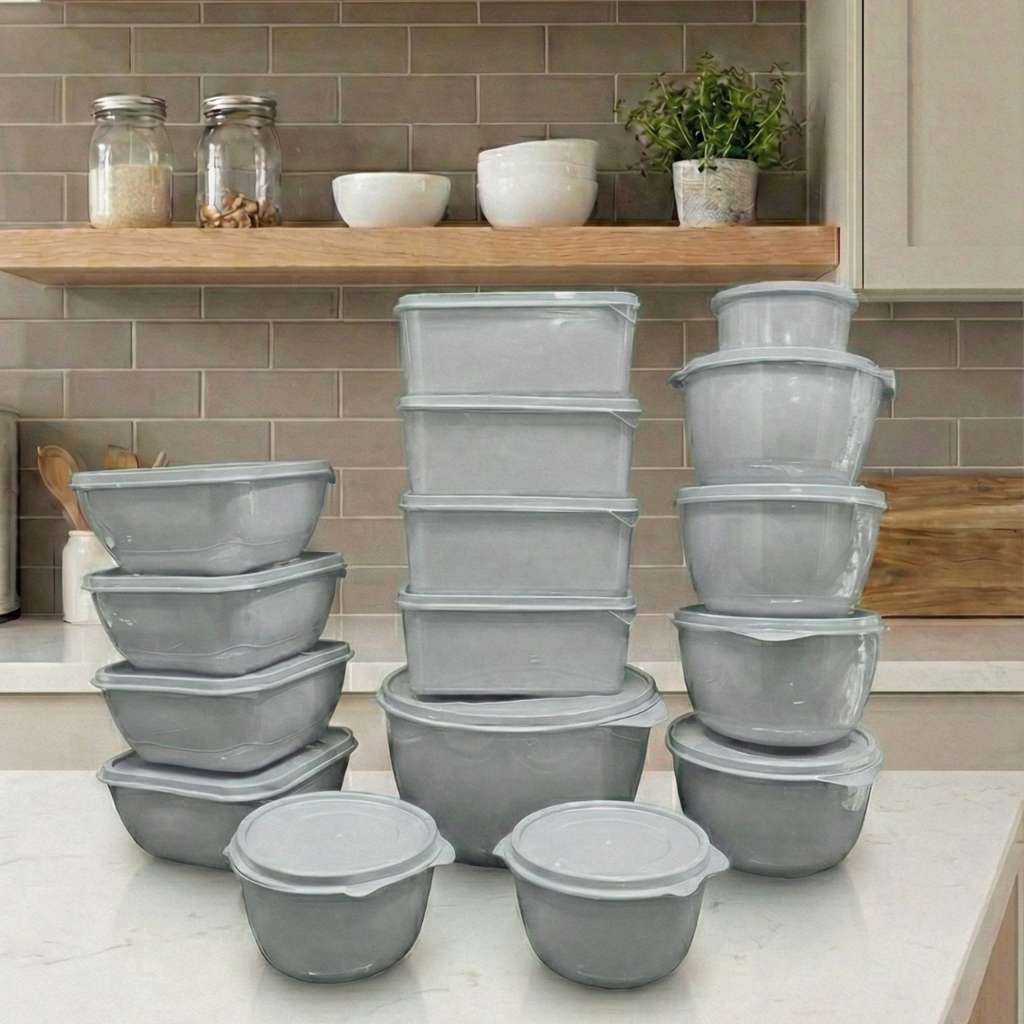 Kit 15 Potes Herméticos Slim