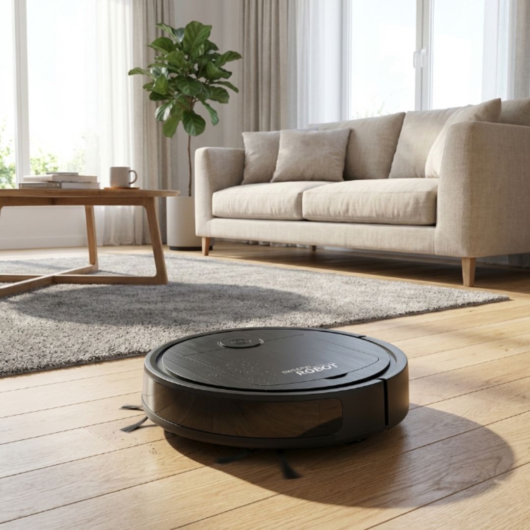 Robô Aspirador de Pó Inteligente 3 em 1: Varre, Aspira e Passa Pano