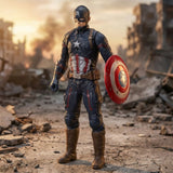 Bonecos Vingadores Brilhantes PVC: Homem Aranha e Hulk com Luz no Peito