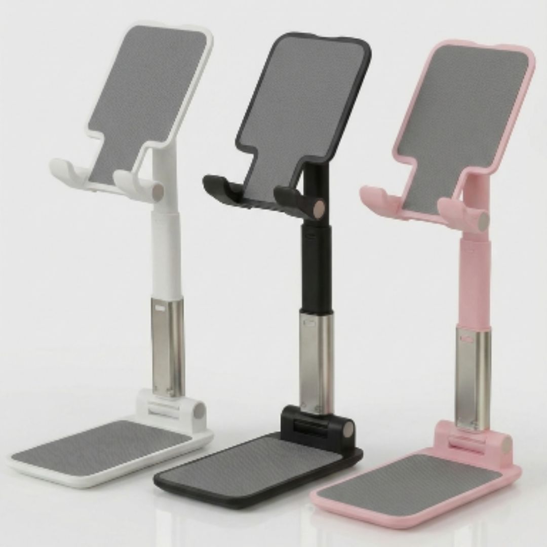 Suporte para Celular e Tablet de Mesa: Ajustável e Ergonômico