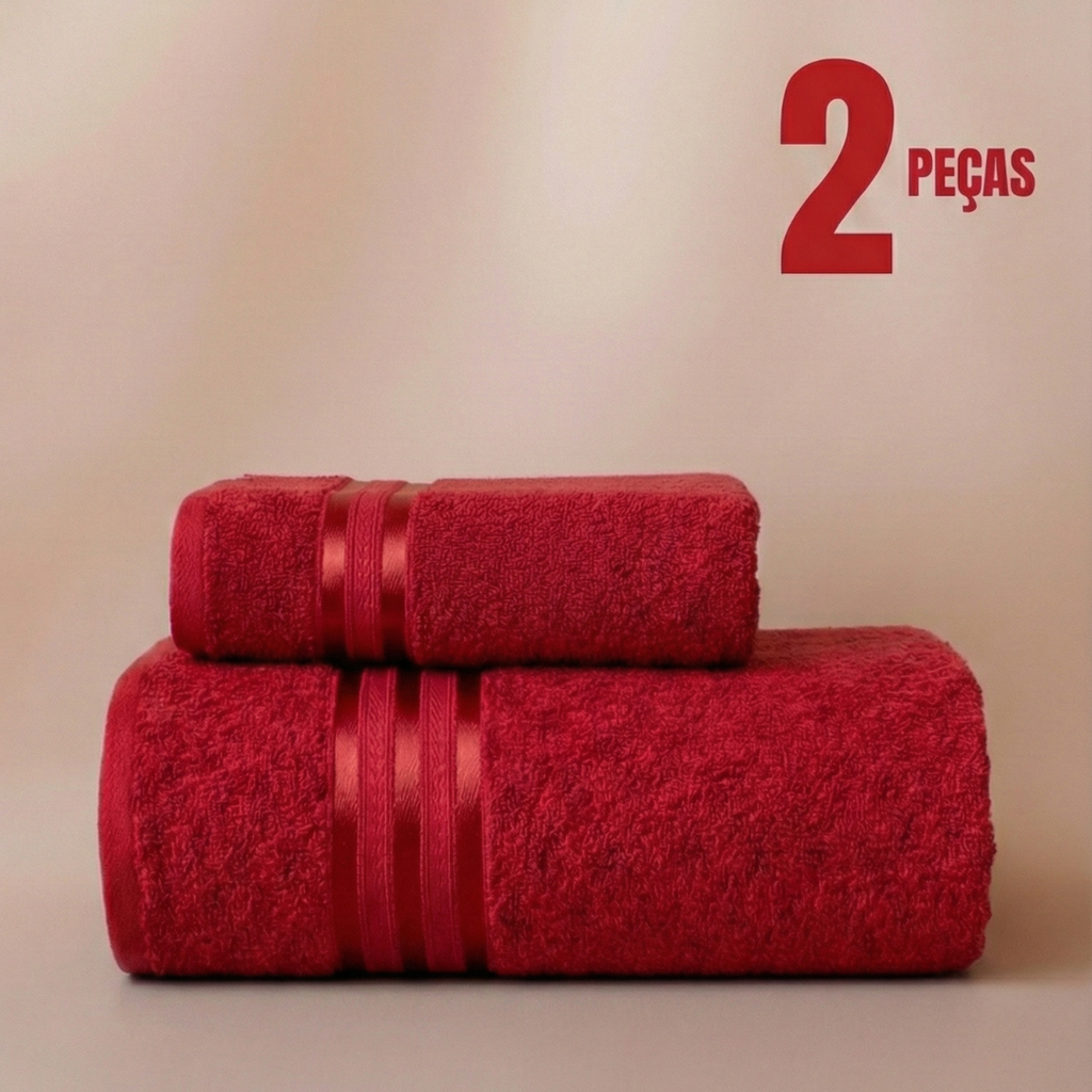 Jogo de Toalhas Classic 100% Algodão