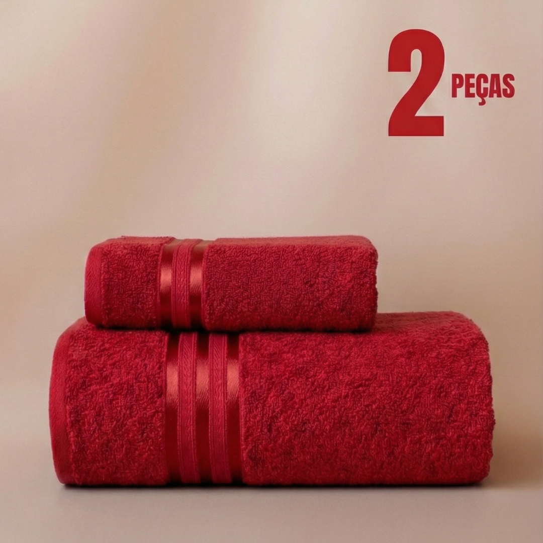 Jogo de Toalhas Classic 100% Algodão