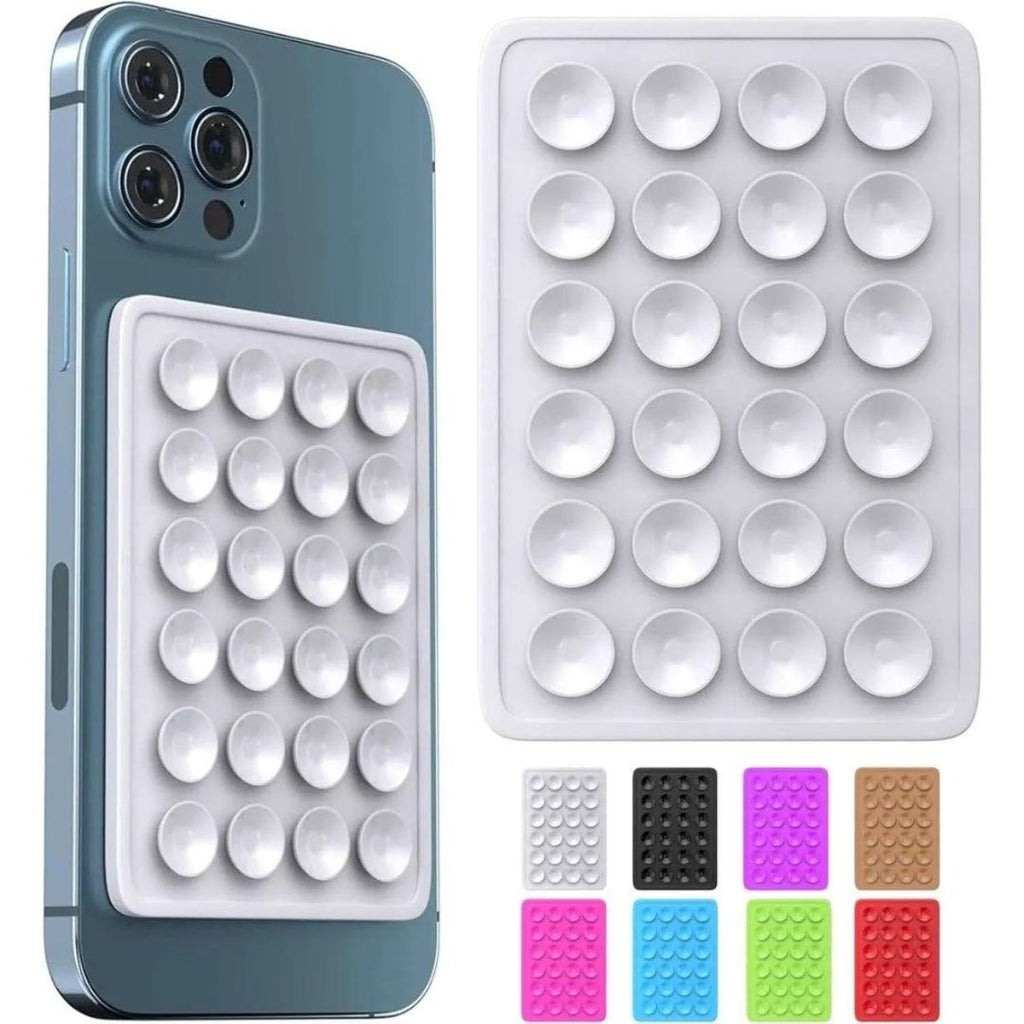 Suporte de Silicone com Ventosas para Celular: Portátil e Multicores