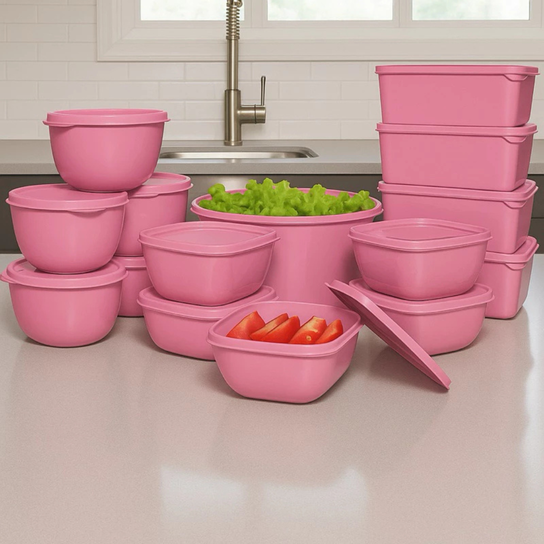 Kit 15 Potes Herméticos Slim