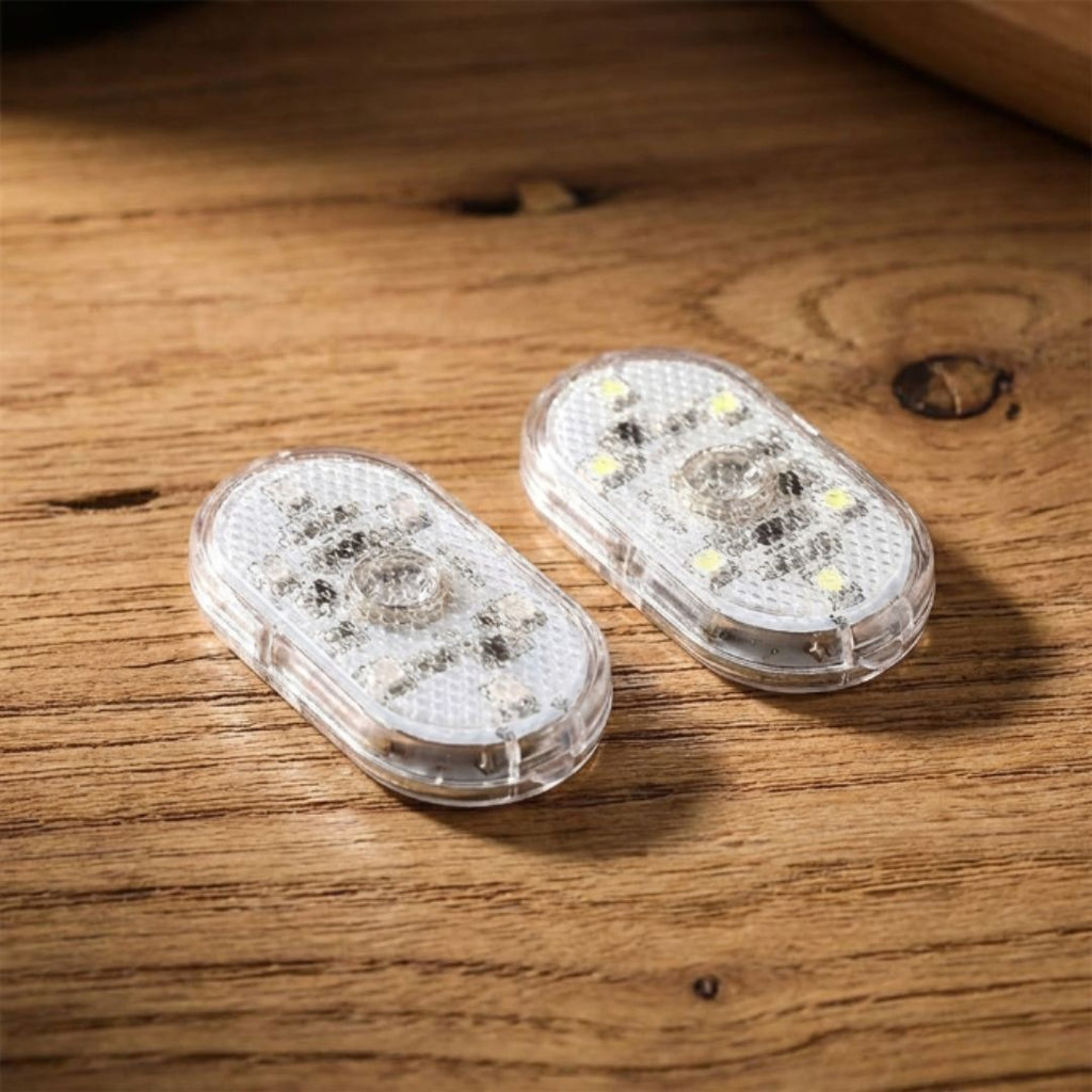 Mini LED de Teto para Carro: Iluminação de Emergência e Leitura USB