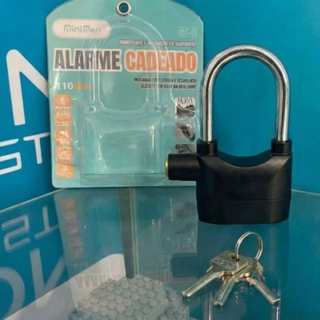 Trava De Disco Moto Com Alarme E Sensor De Movimento: Proteção Total