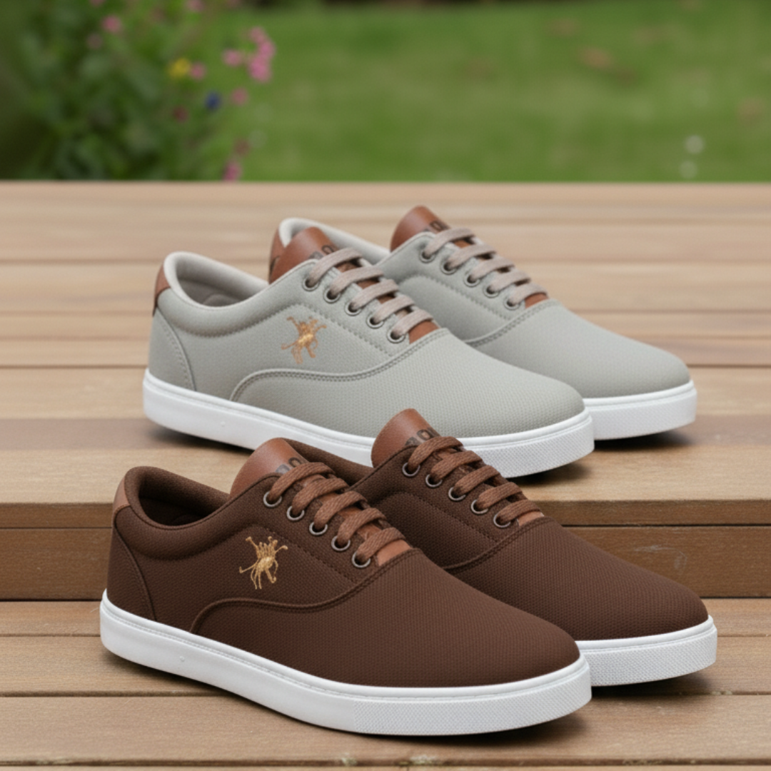 Kit 2 Tênis Polo Fran Miami: Leve, Casual e Confortável