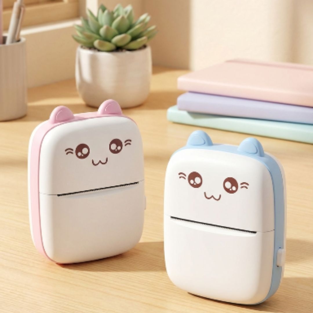 Mini Impressora + Kit de Papel