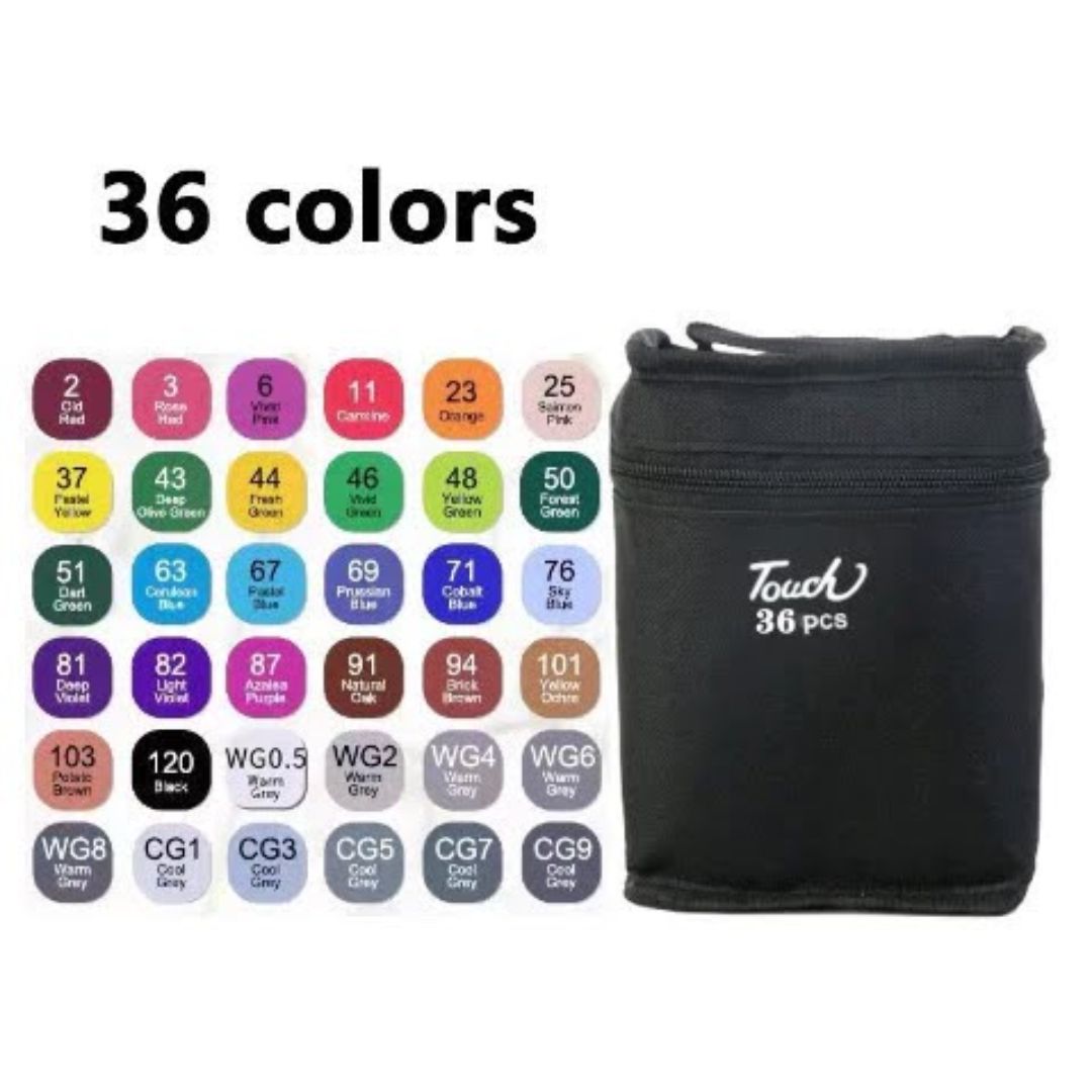 Canetas Hidrográficas Ponta Dupla: Ideal Para Colorir, Escola E Escritório