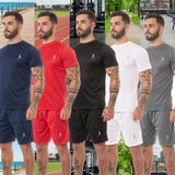 Kit 5 Camisetas + 5 Bermudas Masculinas: Combo Academia Premium