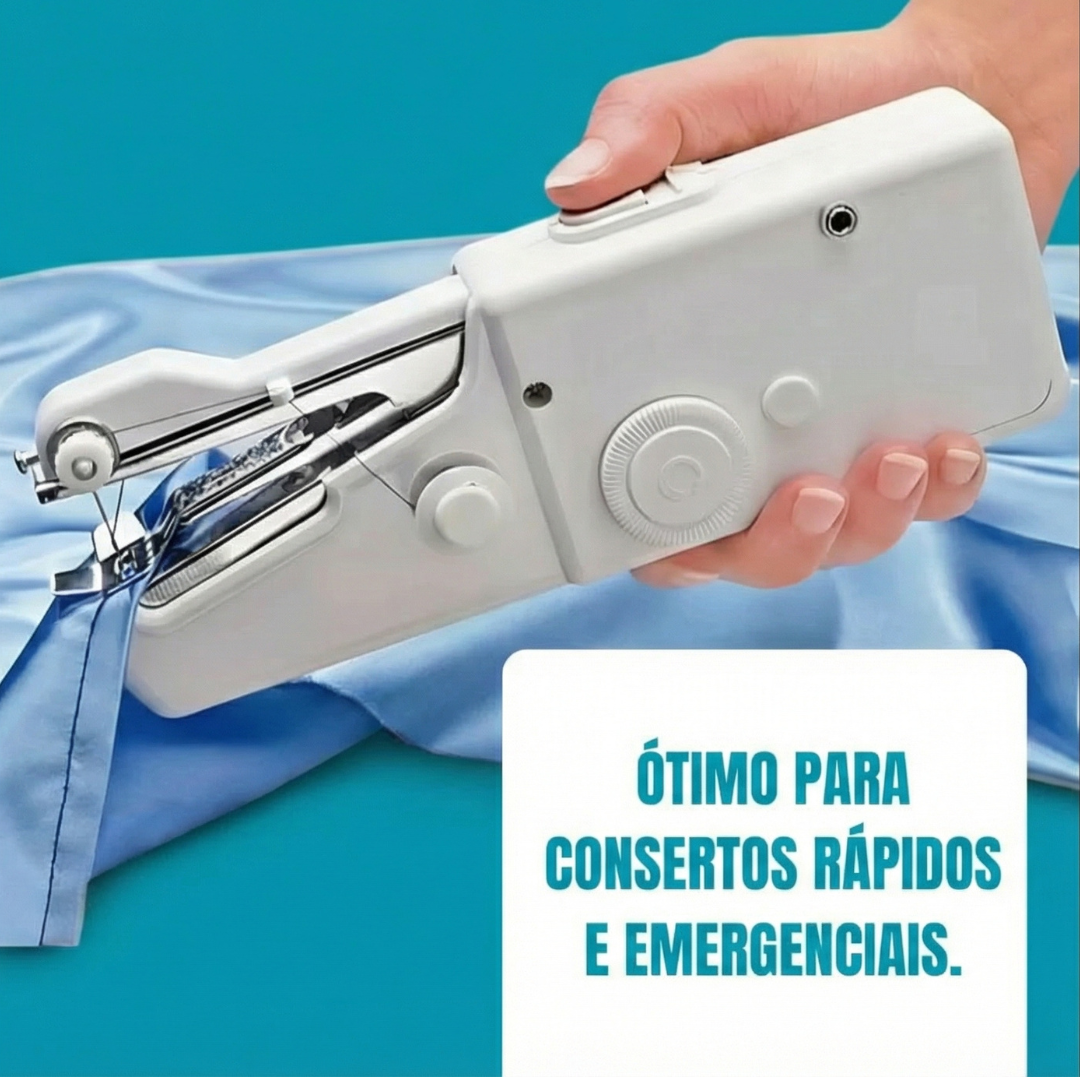 Mini Máquina de Costura Pocket: Consertos Perfeitos Sem Precisar de Tomada