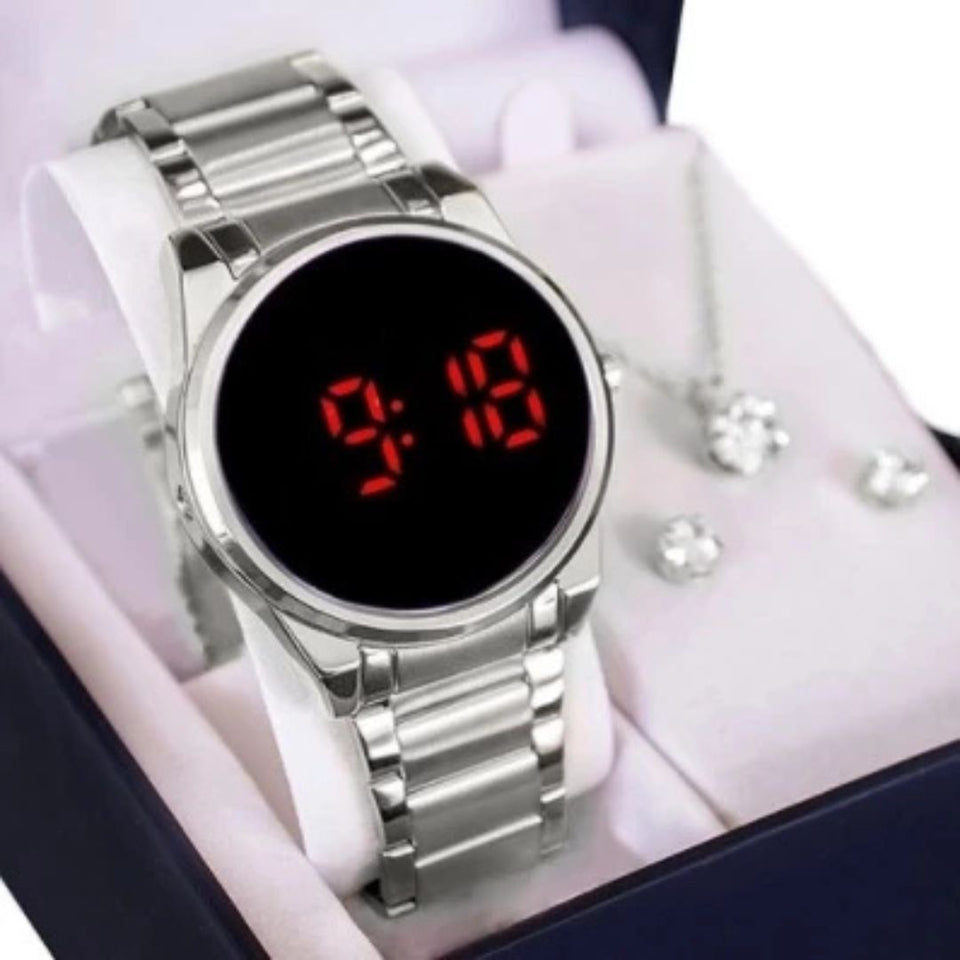 Lançamento Relógio Feminino Digital: O Toque de Brilho no Seu Look